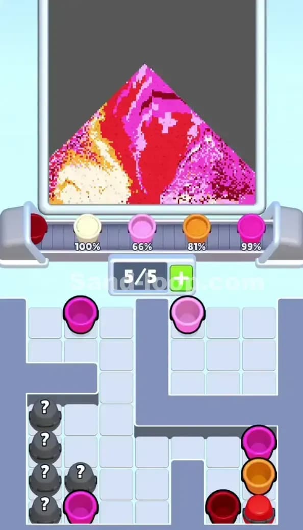 Sand Loop Level 458 Solution 2