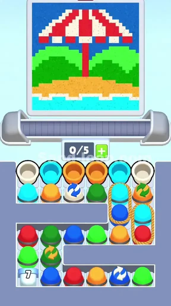 Sand Loop Level 375 Screenshot