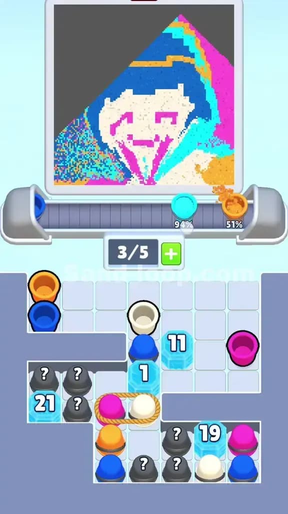 Sand Loop Level 388 Solution 1