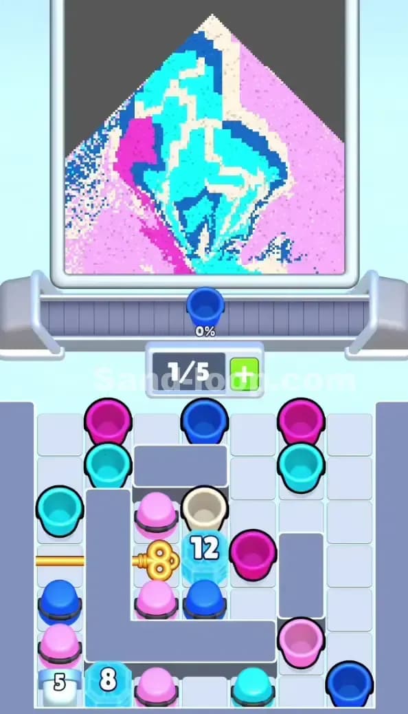 Sand Loop Level 486 Solution 1