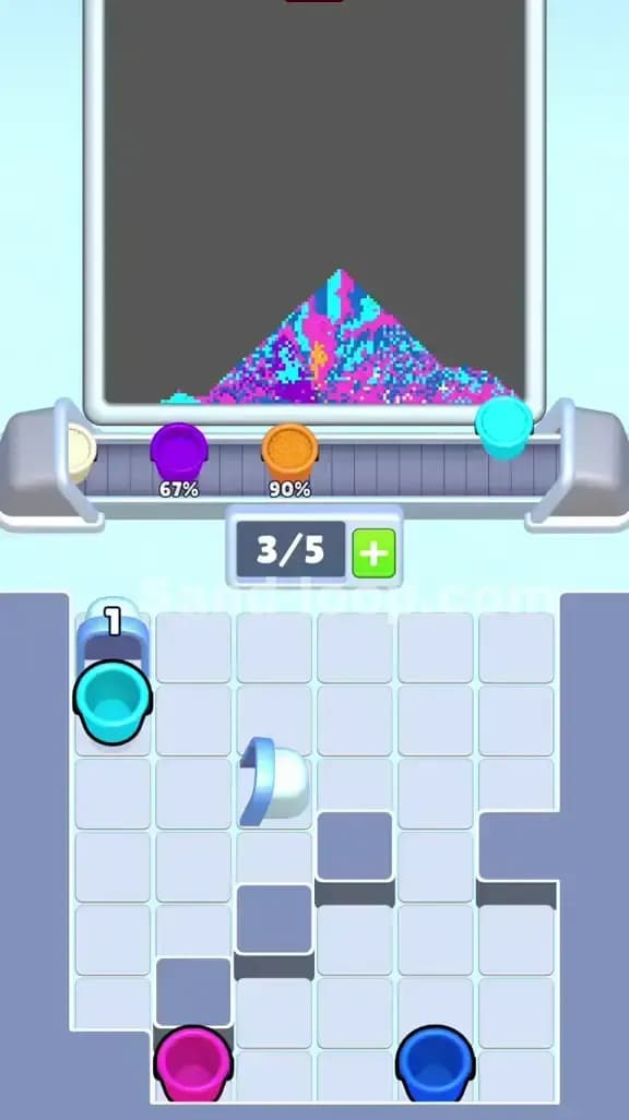 Sand Loop Level 444 Solution 3