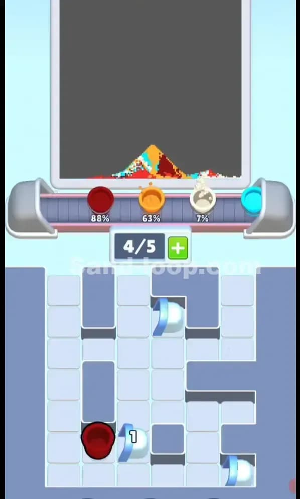 Sand Loop Level 157 Solution 3