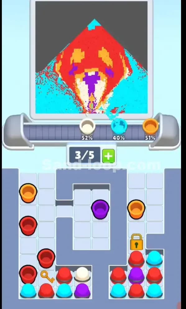 Sand Loop Level 148 Solution 1