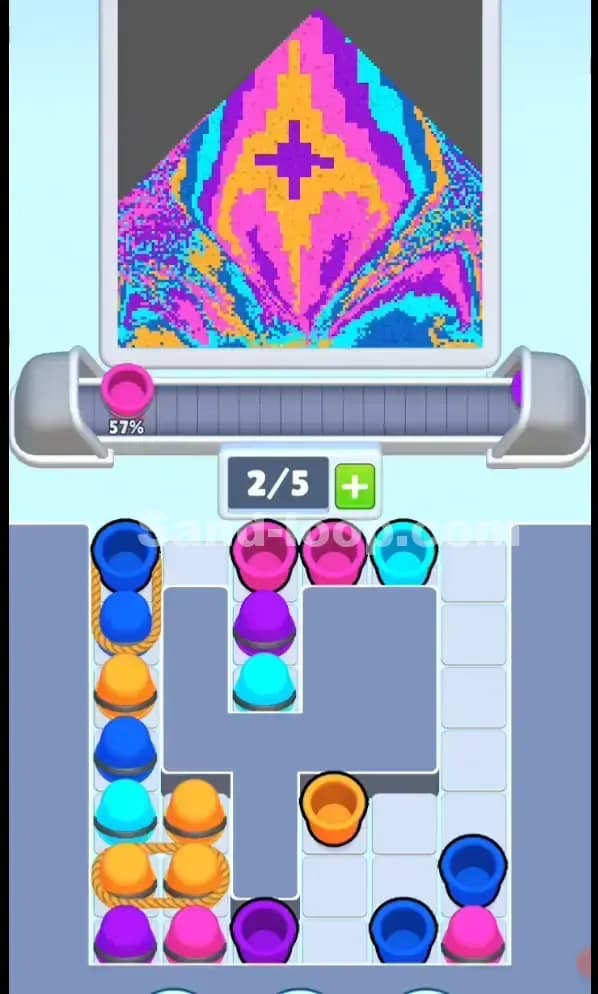 Sand Loop Level 154 Solution 1