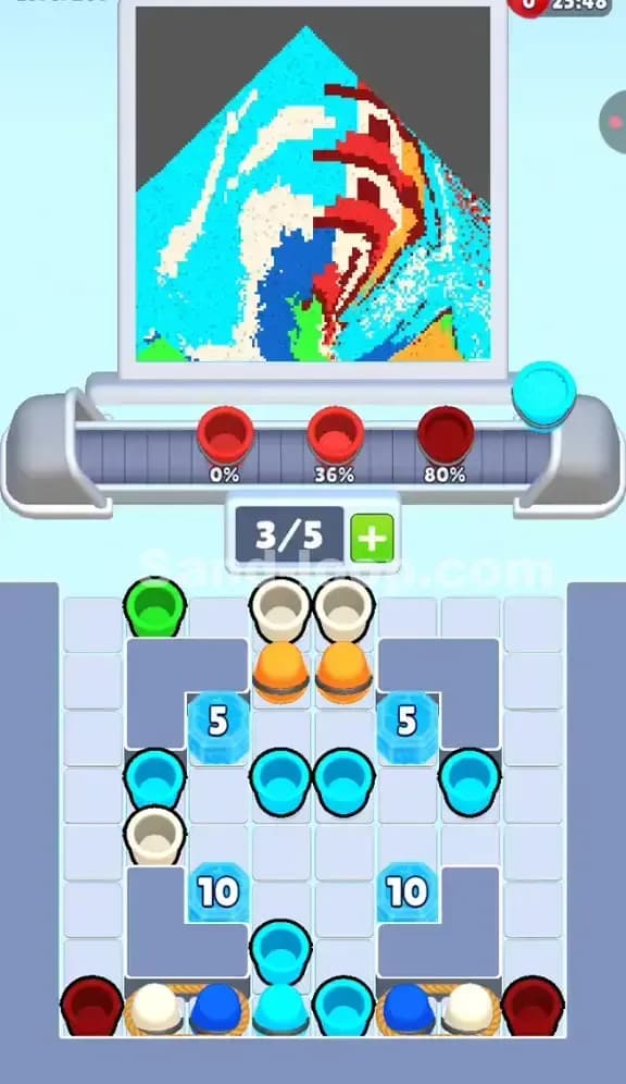 Sand Loop Level 207 Solution 1