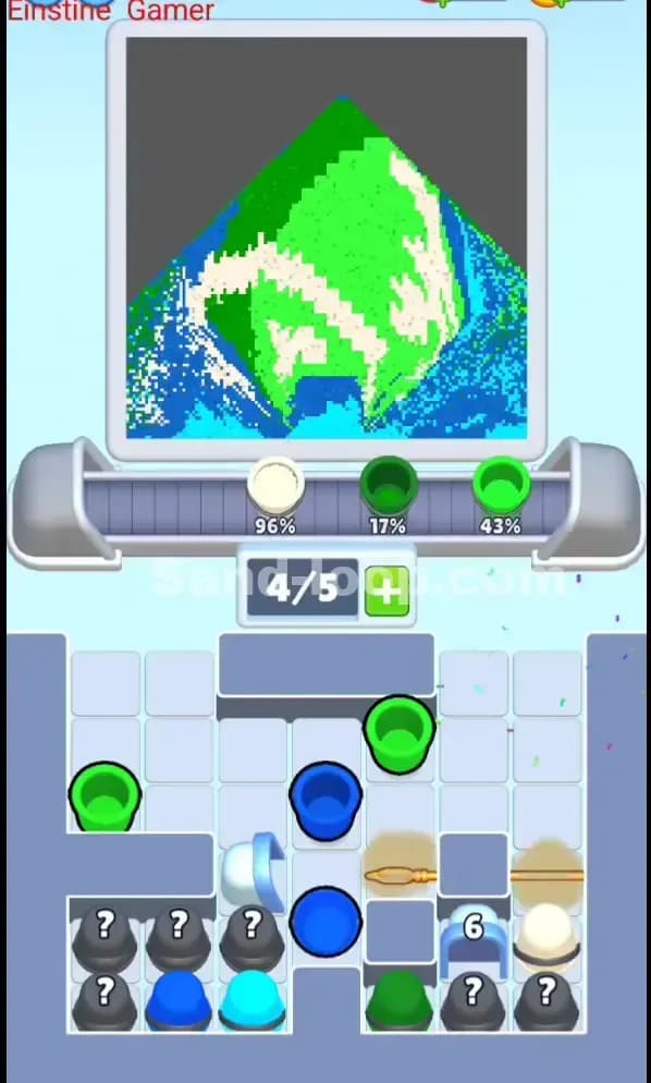 Sand Loop Level 128 Solution 1