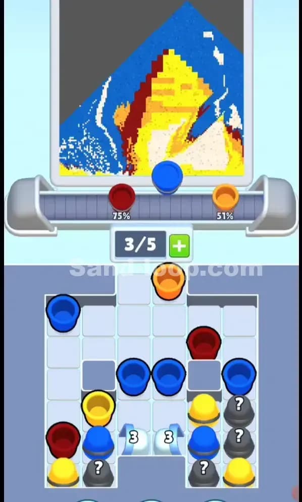 Sand Loop Level 73 Solution 1