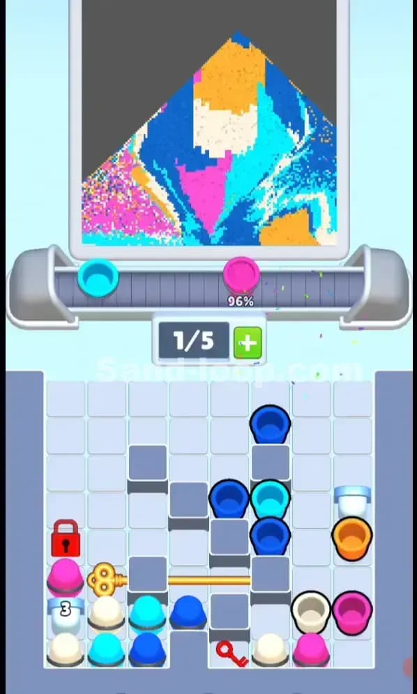 Sand Loop Level 119 Solution 1