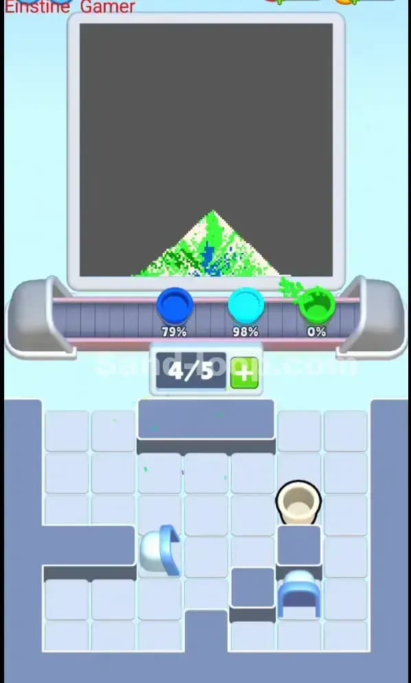 Sand Loop Level 128 Solution 3