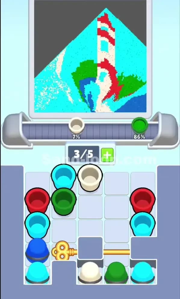 Sand Loop Level 34 Solution 1