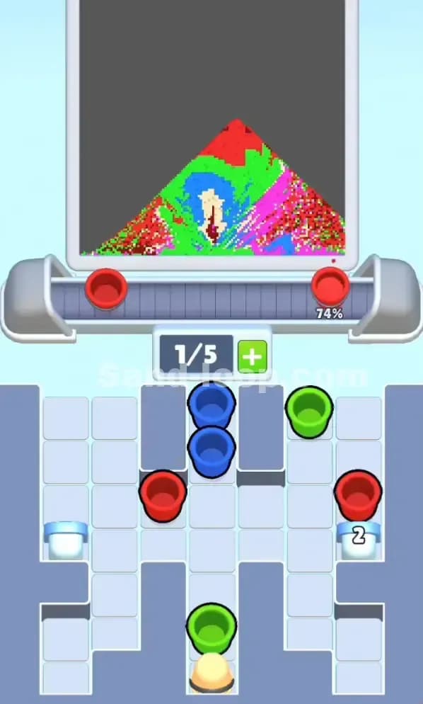 Sand Loop Level 74 Solution 2