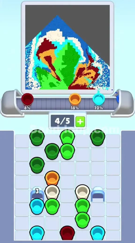 Sand Loop Level 186 Solution 1