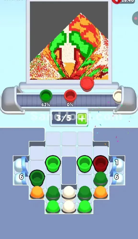 Sand Loop Level 195 Solution 1