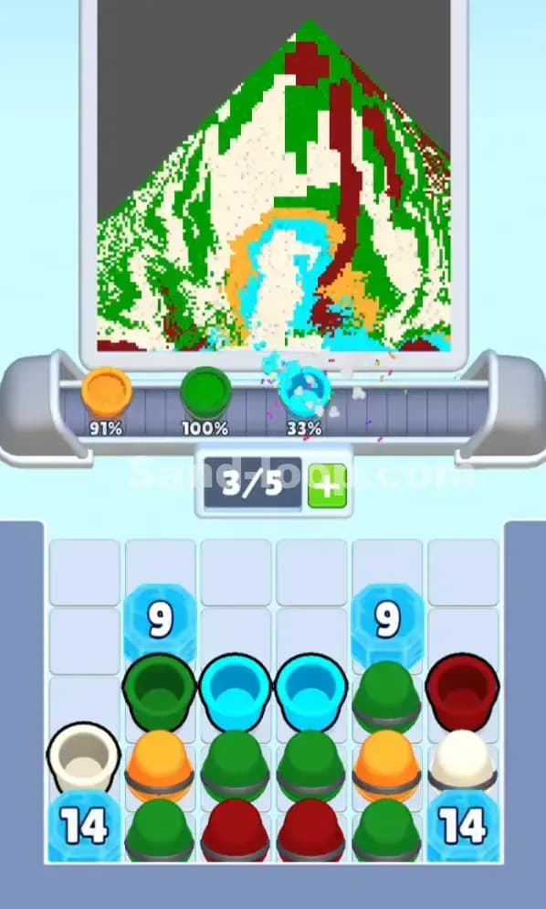 Sand Loop Level 141 Solution 1