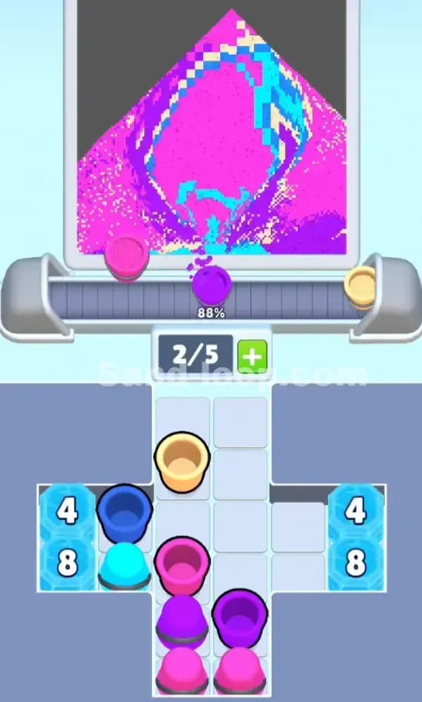 Sand Loop Level 76 Solution 1