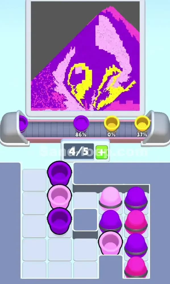 Sand Loop Level 33 Solution 1