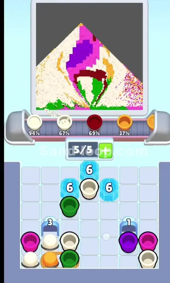 Sand Loop Level 181 Solution 1