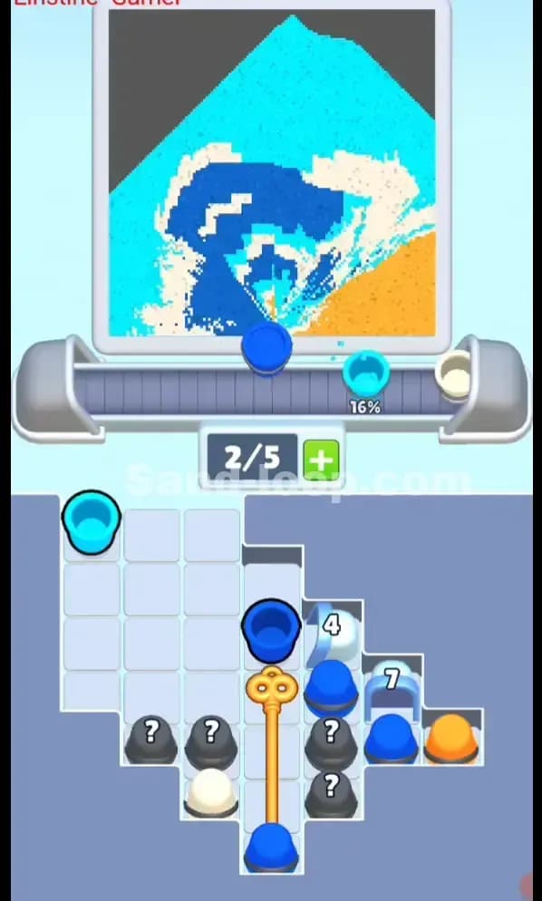 Sand Loop Level 133 Solution 1