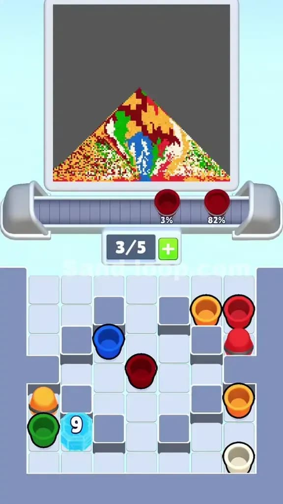 Sand Loop Level 383 Solution 2