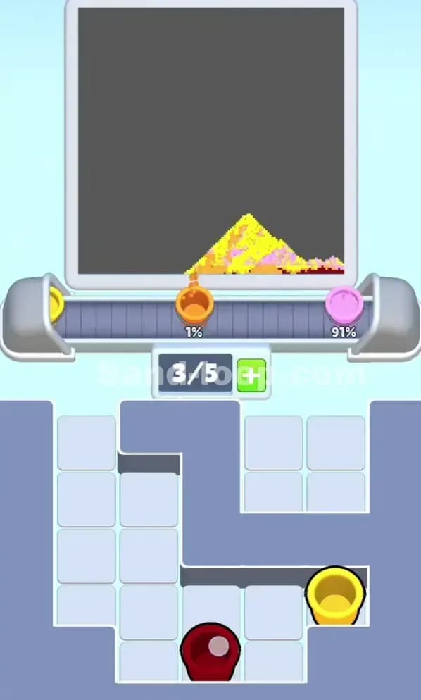 Sand Loop Level 21 Solution 3