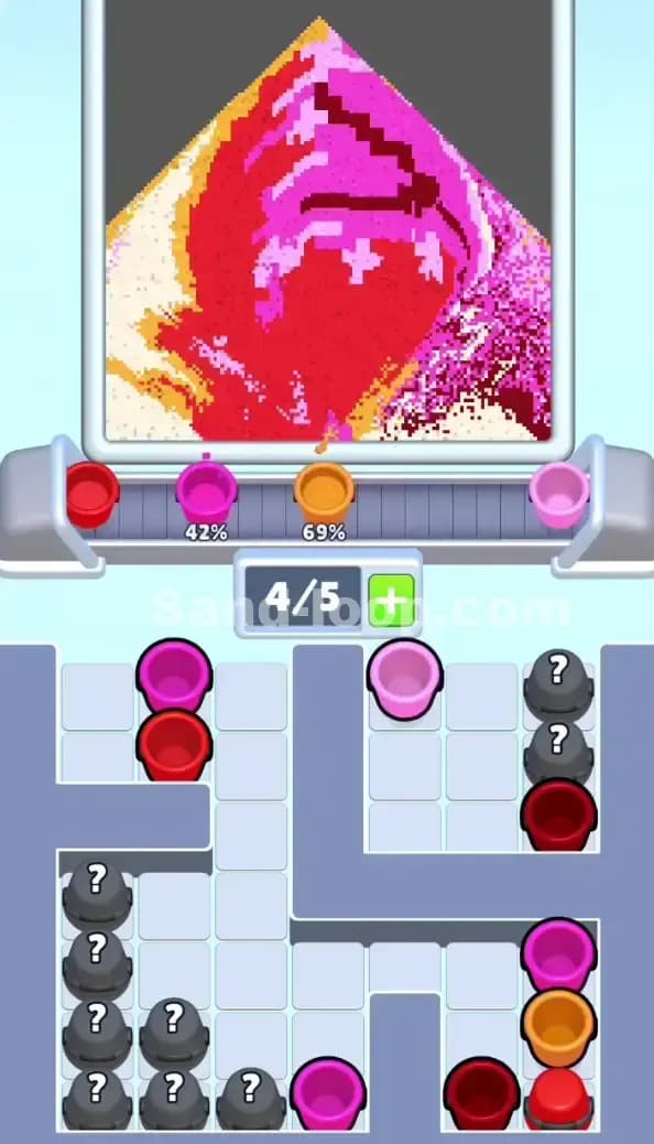 Sand Loop Level 458 Solution 1