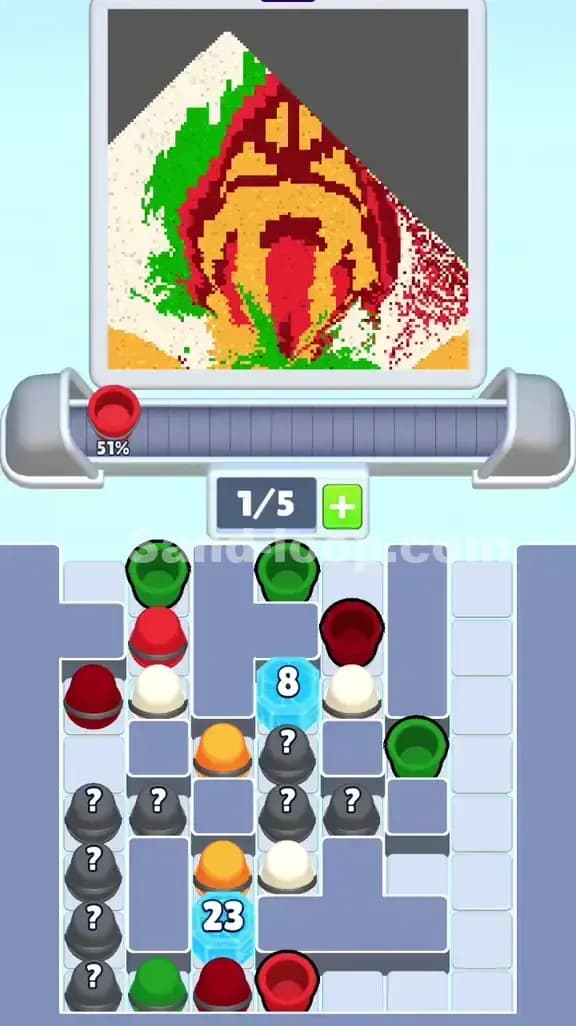 Sand Loop Level 380 Solution 1