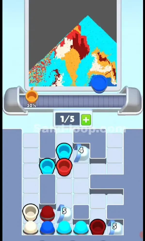 Sand Loop Level 157 Solution 1