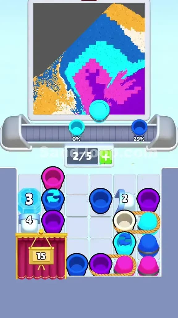 Sand Loop Level 318 Solution 1