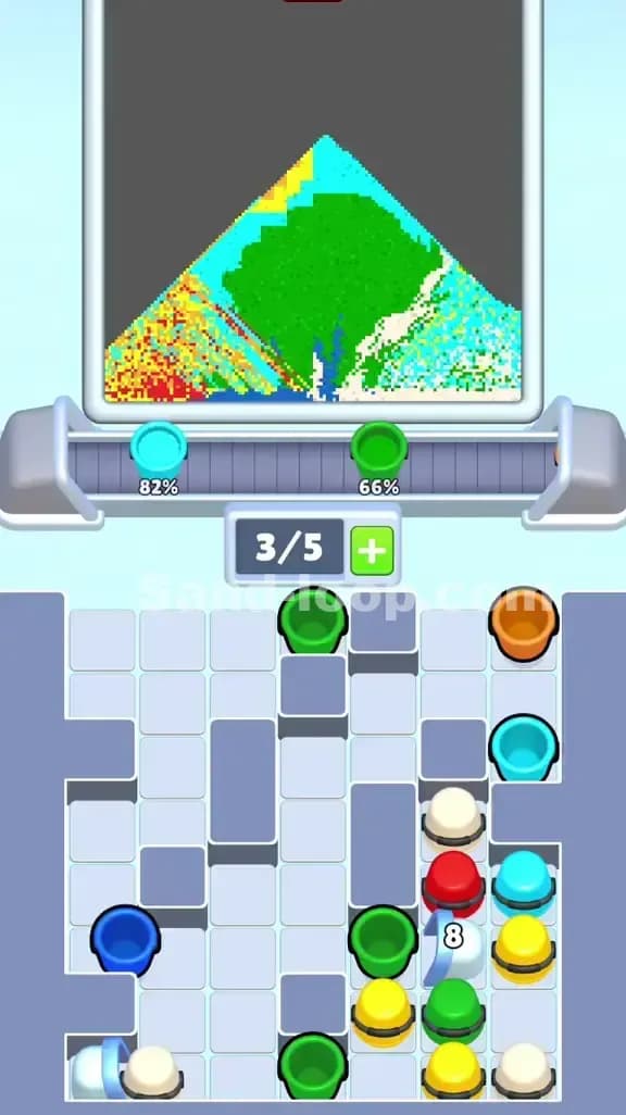 Sand Loop Level 505 Solution 2