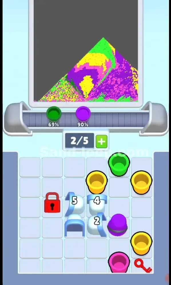 Sand Loop Level 127 Solution 2