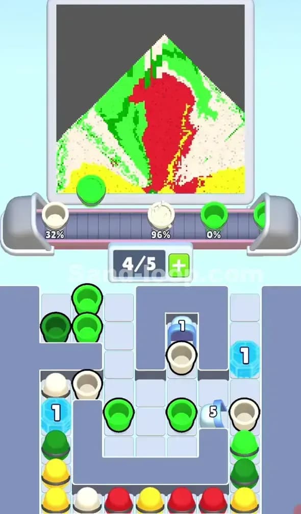 Sand Loop Level 63 Gameplay