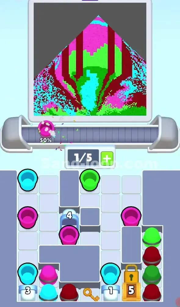 Sand Loop Level 100 Solution 1