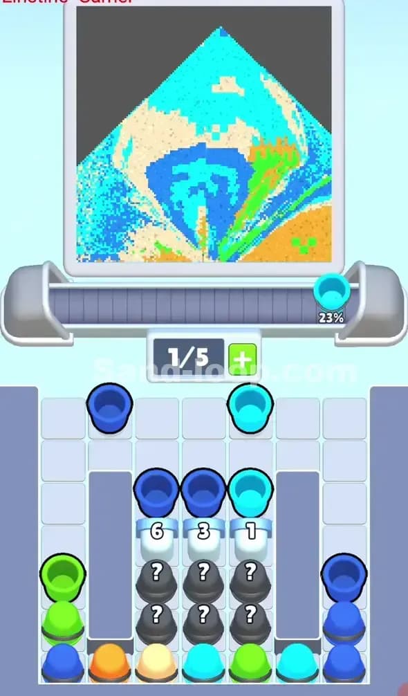 Sand Loop Level 131 Solution 1