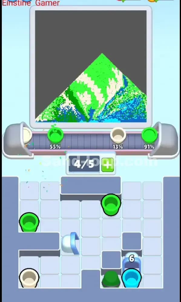 Sand Loop Level 128 Solution 2