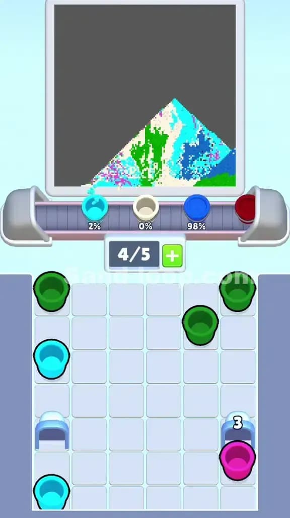 Sand Loop Level 384 Solution 3