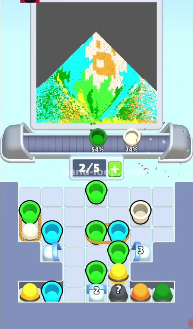 Sand Loop Level 163 Solution 1