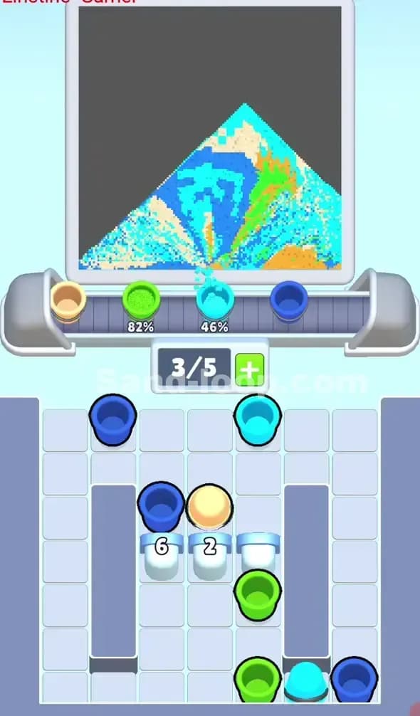 Sand Loop Level 131 Solution 2