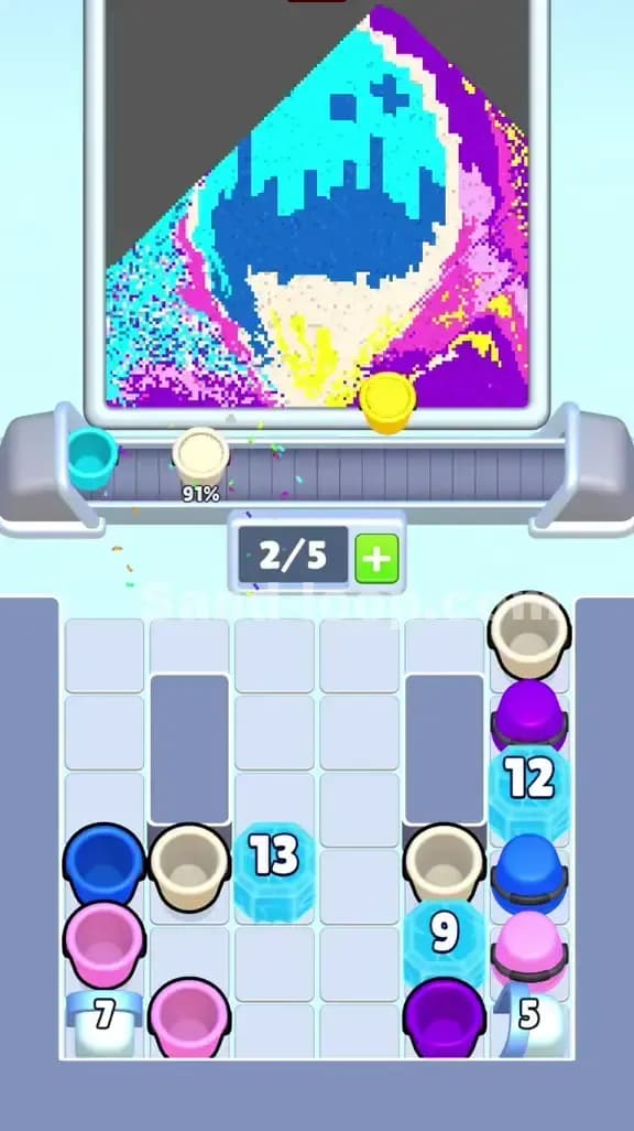 Sand Loop Level 454 Solution 1