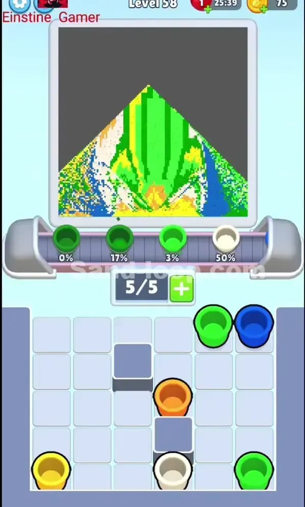 Sand Loop Level 58 Solution 1