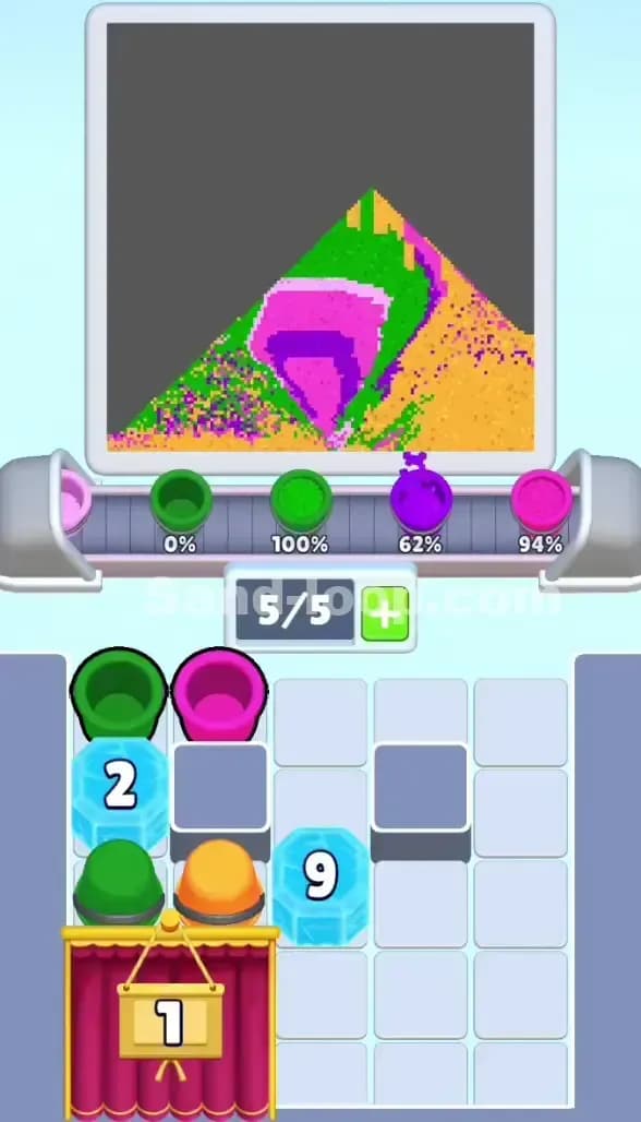 Sand Loop Level 332 Solution 2