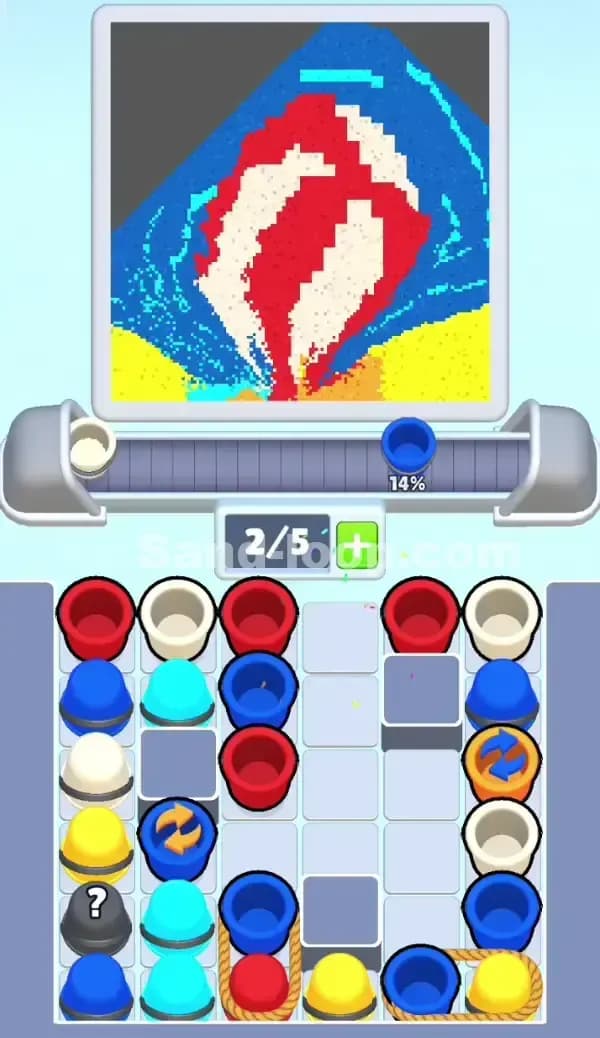 Sand Loop Level 352 Solution 1