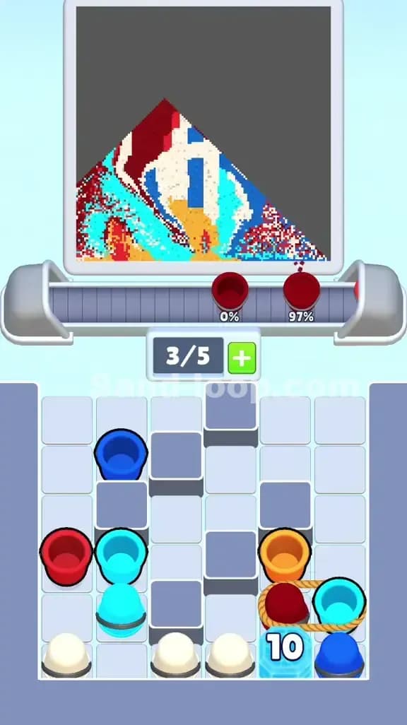 Sand Loop Level 353 Solution 2