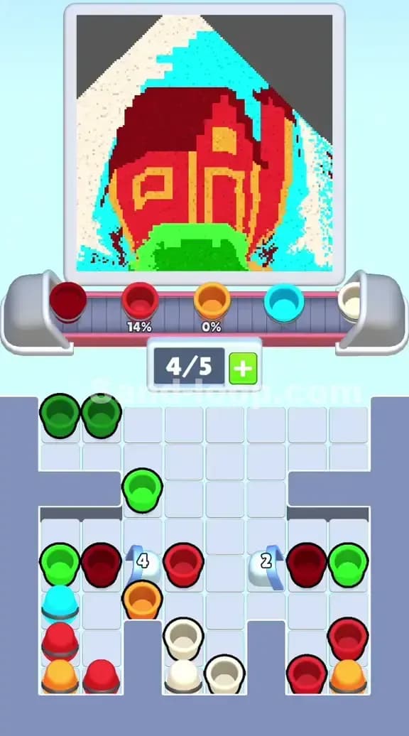 Sand Loop Level 187 Solution 1