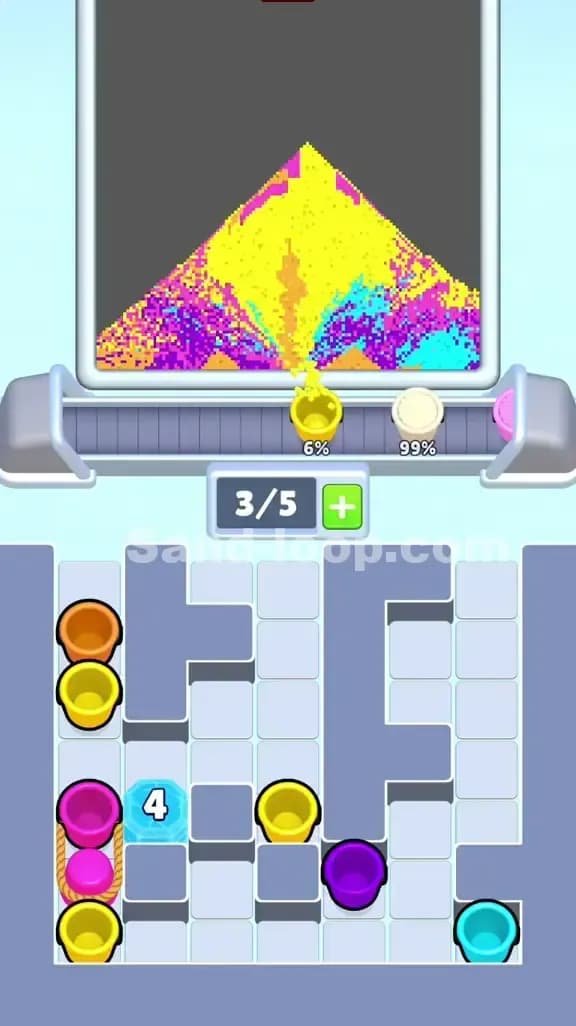 Sand Loop Level 487 Solution 2