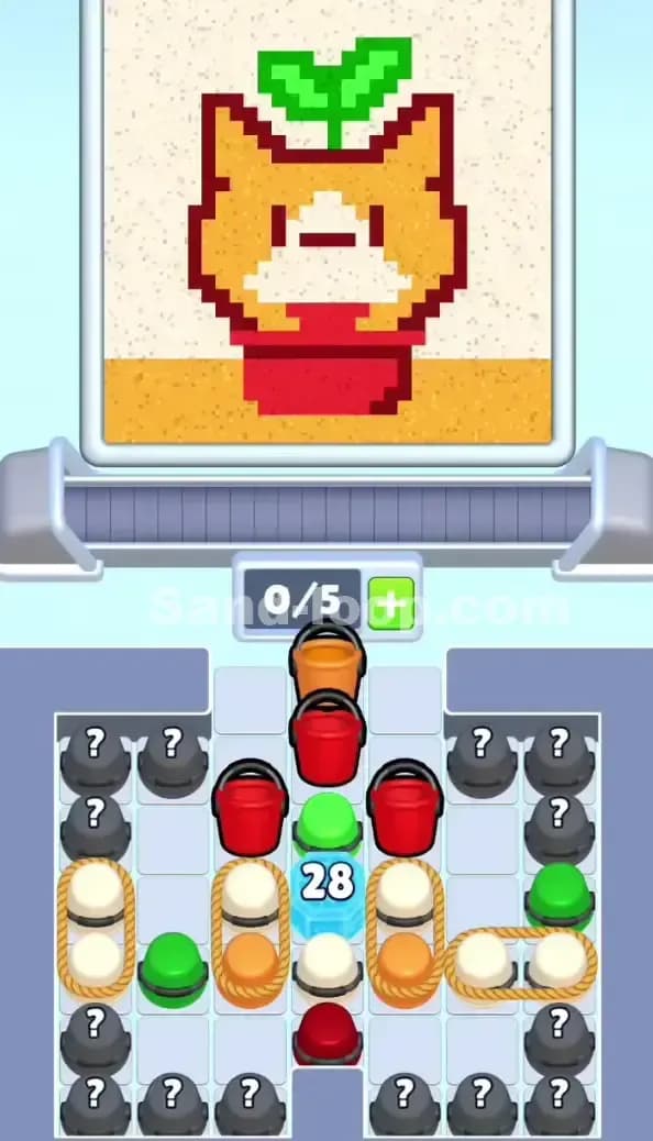 Sand Loop Level 493 Screenshot