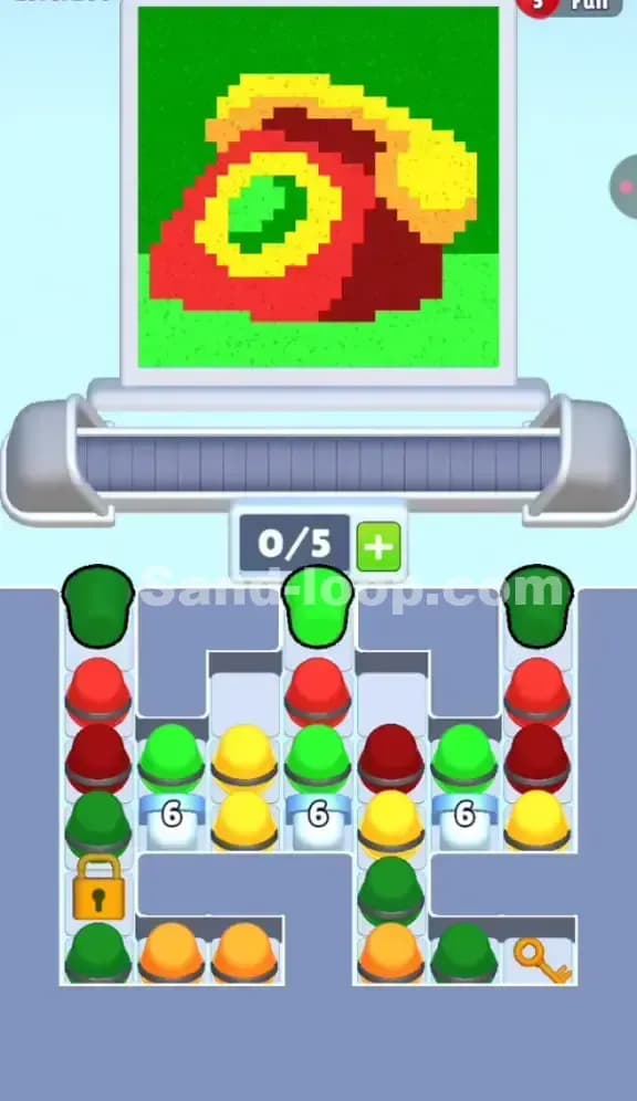 Sand Loop Level 206 Screenshot