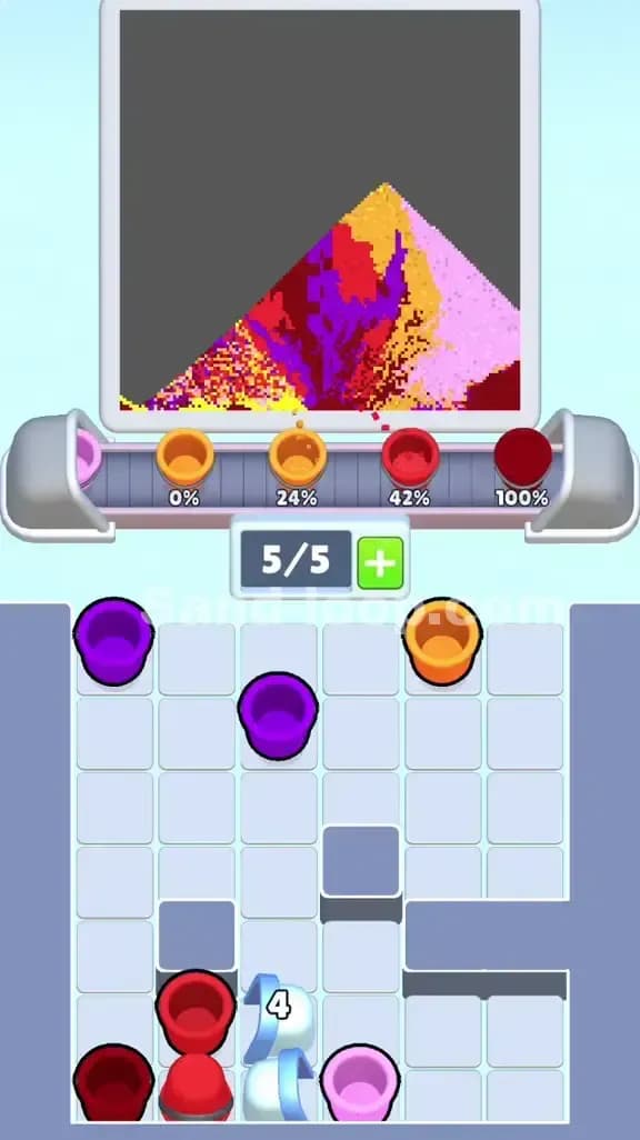 Sand Loop Level 372 Solution 2