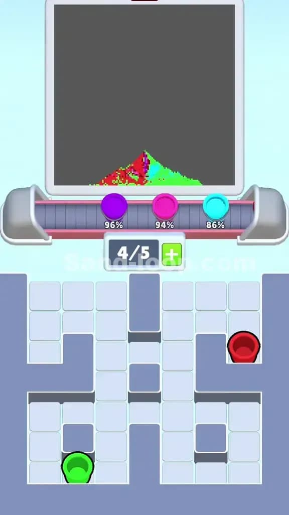 Sand Loop Level 345 Solution 3