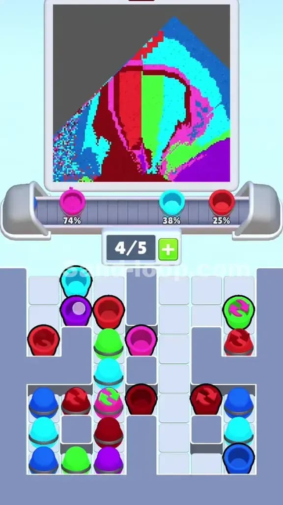 Sand Loop Level 345 Solution 1