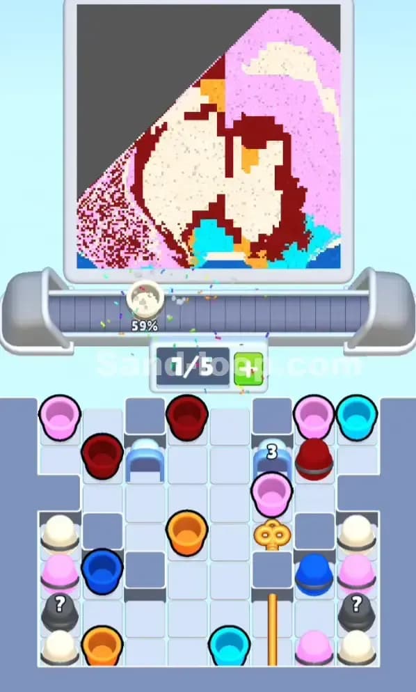 Sand Loop Level 165 Solution 1